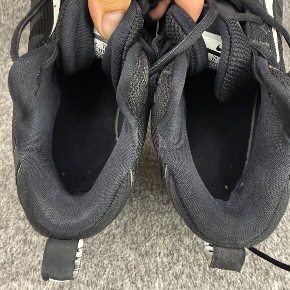 ✅Nike Alpha Menace Pro Mid TD WD PF Football Cleats Black/White 12W 921731-010 - Picture 4 of 13